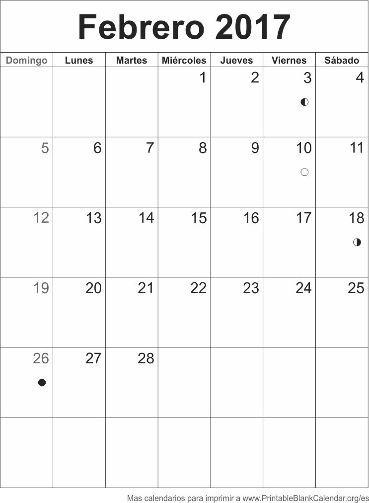agenda febrero 2017